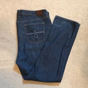 Lucky brand medium wash ginger straight leg jeans